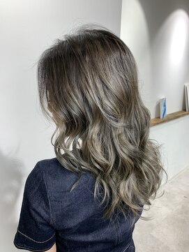 フォーク(FOLK) KASUMI 外国人風エアータッチ×ラベンダーグレー【FOLK 恵比寿】