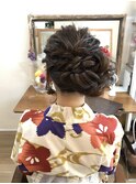 浴衣サイドアップアレンジ 【ヘアアレンジ 立川/立川南/立川】