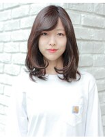 エルサフィロ ヨドヤバシ(el zafiro yodoyabashi)&nbsp;【el zafiro yodoyabashi】大人女子ふわっとセミロングレージュ