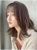 【20/30/40代】ミディアムレイヤー/ふんわり春パーマ