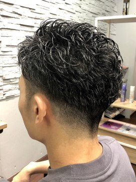 ハビットヘア(habit hair) アップバングパーマ