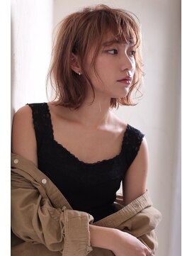 エイミーバイネオリーブ(amy by neolive) 【amy by neolive】　シフォンベージュ×マッシュウルフ