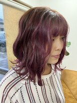 エルフゥ(Elle fou)&nbsp;フレームカラー　ピンクパープル