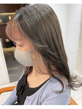 アジールヘア 池袋東口店(agir hair) フェイスフレーミングホワイトピンクベージュ池袋　池袋東口