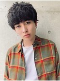 MEN'S HAIR/束感ショート/コンマヘア/ツーブロックマッシュ