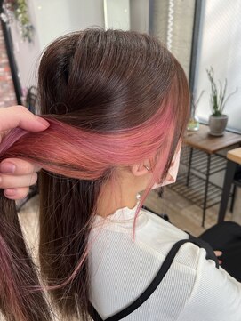 スリースター(THREE STAR) 【THREE STAR】ペールピンクインナーカラー☆☆☆