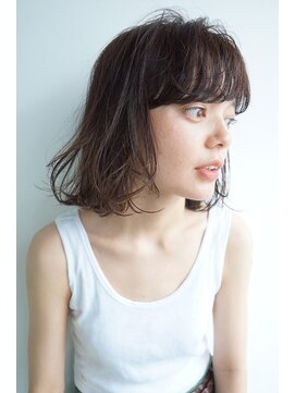 コス(kos) インナーグレージュ/マチルダボブ/前髪/ピンクベージュ/二子玉川