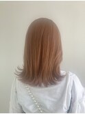韓国系/明るめカラー/オレンジカラー/ブリーチなし