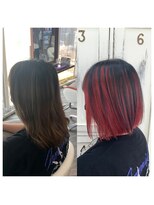 クラン ヘアーアンドスタジオ(CLAN hair & studio)&nbsp;ハイトーンエクステブリーチインナーミルクティーベージュ