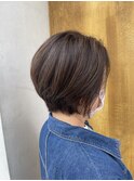 白髪ぼかし×くびれショート♪