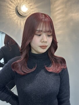 ヴェルダ 池袋店(verda) 韓国巻き レッドカラー