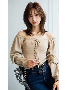 リンク(Link Hair&Spa) 【髪質改善】ミディアムレイヤー