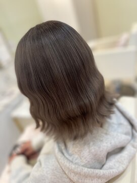 シャルム バイ アローズ 久留米店(CHARM BY AROSE) 結べるボブ大人可愛いグレージュカラー×ウェーブ