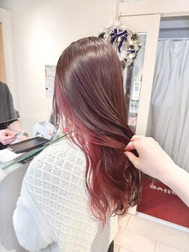 テトラ バイ ネオリーブ 横浜西口店(tetra by neolive) 艶感ショコラブラウン×インナーカラー＊*【横浜/横浜駅】