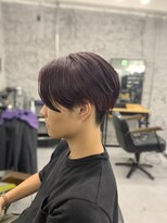 ミコ(MICO hair)&nbsp;センターパート×レッドバイオレット