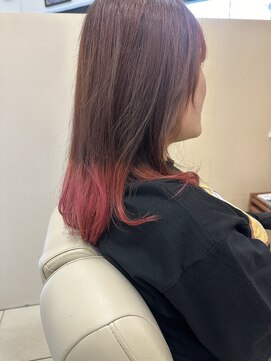 アンカー ヘアーワークス(ANCHOR hair works) ピンクティール