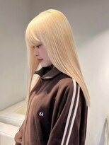 ベレーザ 渋谷(BELEZA) 10367ホワイトアッシュブロンドウルフレイヤーロングストレート