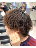 ツイスパウルフ/縦落ちパーマ/ツイストスパイラル/ウルフ