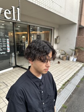 スウェル 船橋店(Swell) #ダークアッシュ#ニュアンスパーマ#韓国マッシュ#スペインカール