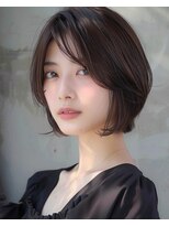 ゴカンムード(Gokan mood)&nbsp;ハイライトバレイヤージュダブルカラーショートカット30代40代