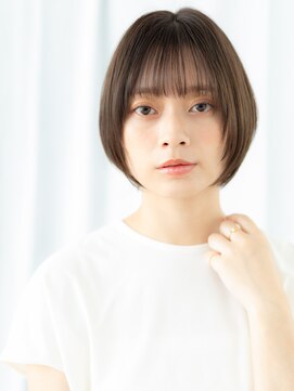 ドクターズ サロン ラブ(Dr's Salon LAB) ショコラアッシュ丸みショートボブa古河20代30代40代