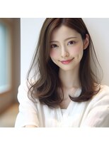 ヘアーズ ベリー あびこ店(hairs BERRY) ★艶感ワンカールナチュラルカールフェミニンチェリーブラウン