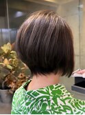 前下がりショート×ハイライト