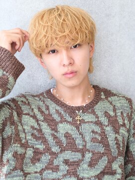 ビカムメンズヘアー 栄店(become men's hair) シャドウパーマ×メンズマッシュ/ベージュ/名古屋/栄