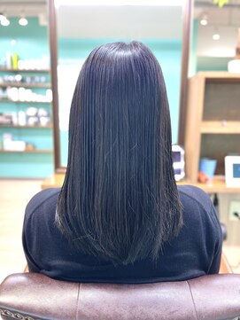 ヘアジーナ(Hair Jina) 暗染め☆ナチュラルブルーグレー