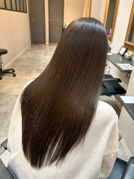 ナンバー ジルバ 立川(N° jillva) 髪質改善透明感カラー顔まわりレイヤーカット韓国20代30代40代