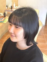 AEG&nbsp;姫カートとマッシュウルフカット