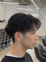 テンション(tension)&nbsp;メンズカットシャドウパーマニュアンスパーマ眉毛カット札幌大通