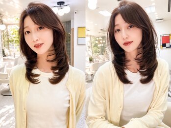 ロマーリ 倉敷(LOMARLIE)の写真/【岡山/倉敷/柔らかいレイヤーカット】韓国レイヤー/フェアリーレイヤー/ハッシュカット/くびれヘア
