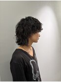 ウルフ波巻きスパイラルパーマ