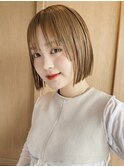 縮毛矯正髪質改善ボブレイヤーレイヤーボブ切りっぱなしボブ