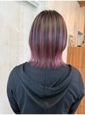インナーカラーピンク