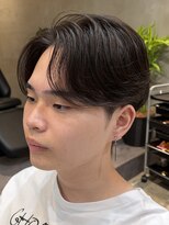 メンズロム(Men's LOM)&nbsp;フェザーパーマ/センターパート