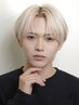 【透明感◎おしゃれ感UP】ブリーチカラー+メンズカット+トリートメント