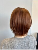 ニュースタイルソーホー(NewStyle SO-HO)&nbsp;レイヤーボブ×オレンジブラウン
