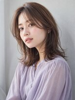 トリニティ(trinity)&nbsp;小顔顔まわりレイヤー　ココアブラウン【豊見城】