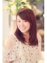 ヘアリゾート ブーケ(hair+resort bouquet) 夏の美髪 さらつやワンカールエレガント+フェミニン