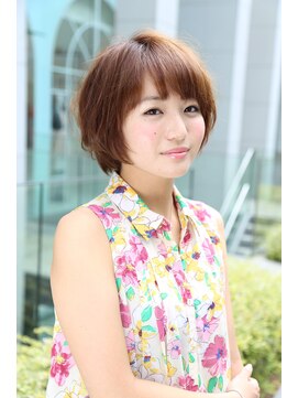 ロエナ(ROENA) クラシカルデジタルパーマバレイヤージュロブ