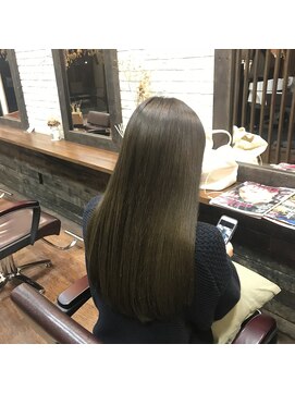 ゴエン(goen hair lounge) 暗いのに透明感&透け感！