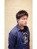 束感ツーブロックスタイル