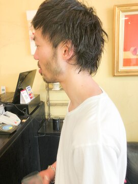 ページボーイ美容室 [お客様スタイル]ラフに馴染むウルフショート