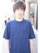 カモン(CAMON)&nbsp;メンズアッシュカラー×ルーズウェーブショート