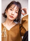 Ameri シースルーバング切りっぱなしボブ【新宿】