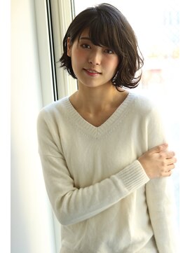 ブリーチ ラボ エーアイ 原宿店(BLEACH LABO Ai) 20代30代40代50代 色っぽふんわりショートの重軽ウェーブヘア♪