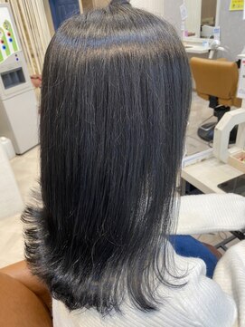 ヘアーサロン キー(Key) 外ハネスタイルダークカラー♪色っぽかわいい透け感ブルージュ