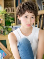カバーヘア ブリス 川口(COVER HAIR bliss)&nbsp;大人かわいいオン眉くせ毛風ショートウルフg川口20代30代40代!